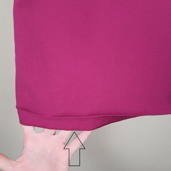 Diane Von Furstenberg Size 4 Monica Back Pleat Short Sleeve Mini Dress Pink - Picture 10 of 12